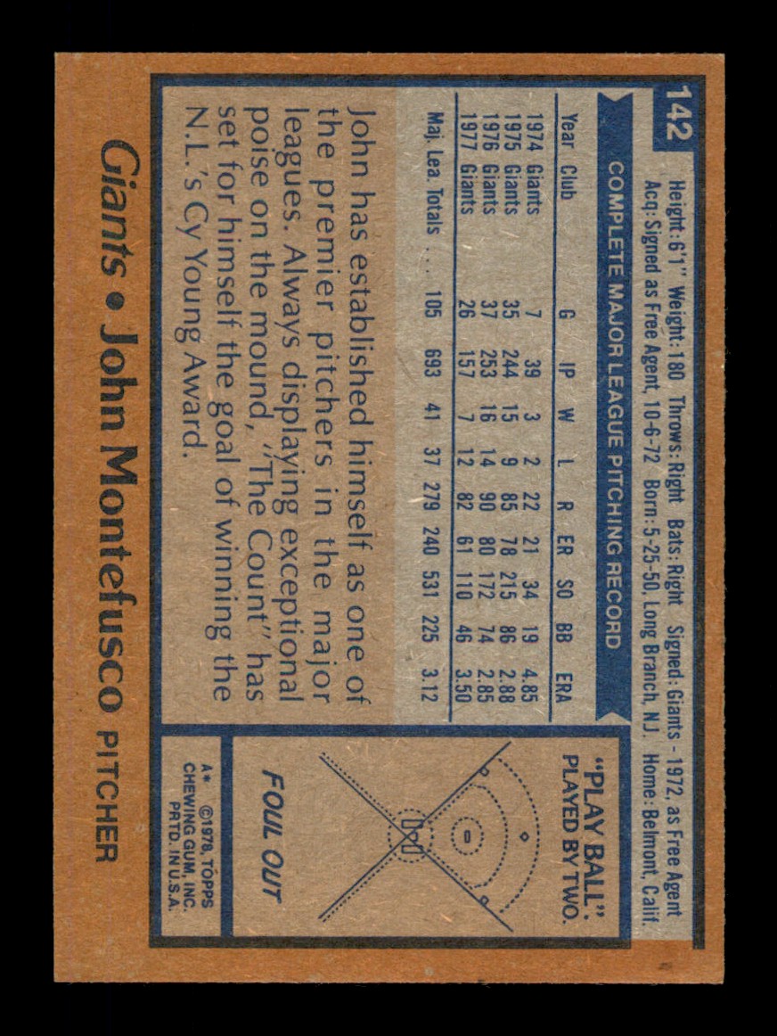Topps Baseball #1-250 1978 - TÚ ELIGES - Completa tu conjunto - Imagen 284 de 499