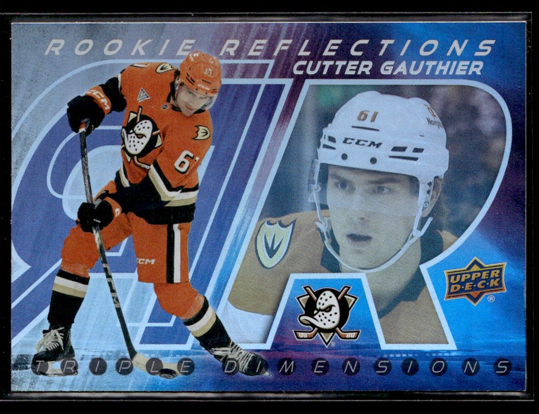 2024-25 Upper Deck Rookie Reflections Cutter Gauthier Rookie