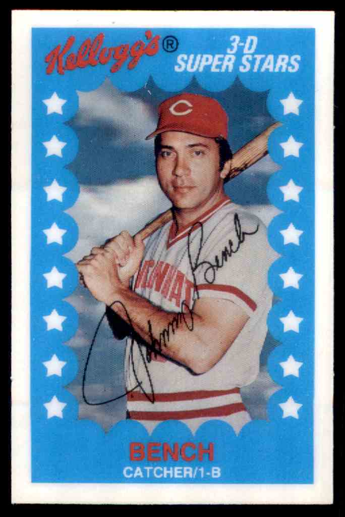 1982 Kellogg 39 S Johnny Bench 30 On Kronozio
