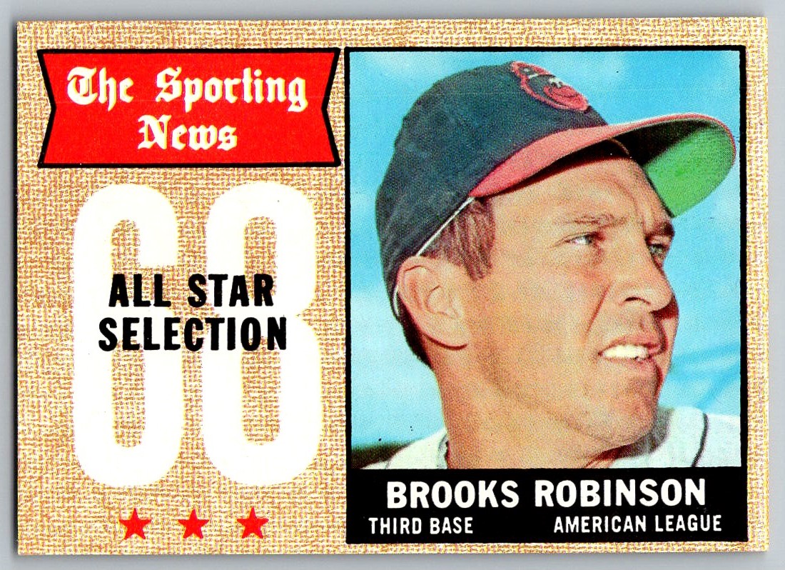 1968 Topps Brooks Robinson #365 card front image