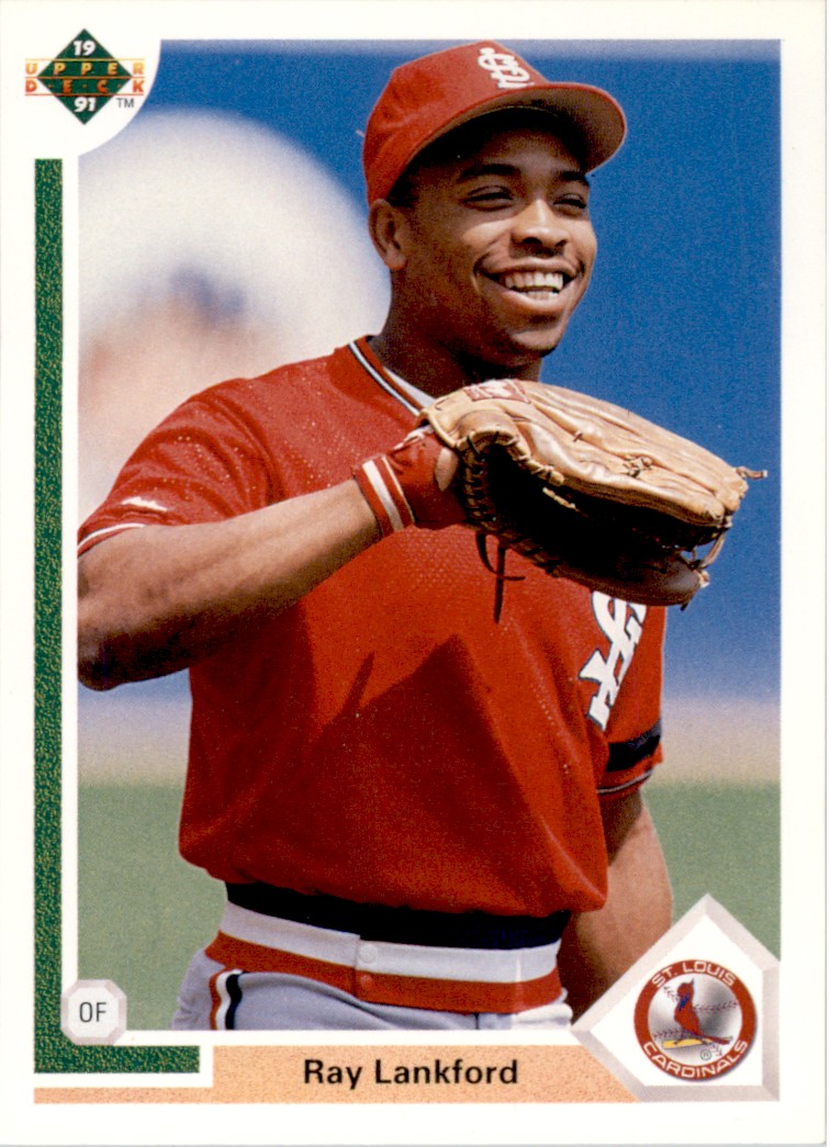 1991 Upper Deck #346 Ray Lankford Rookie St. Louis Cardinals