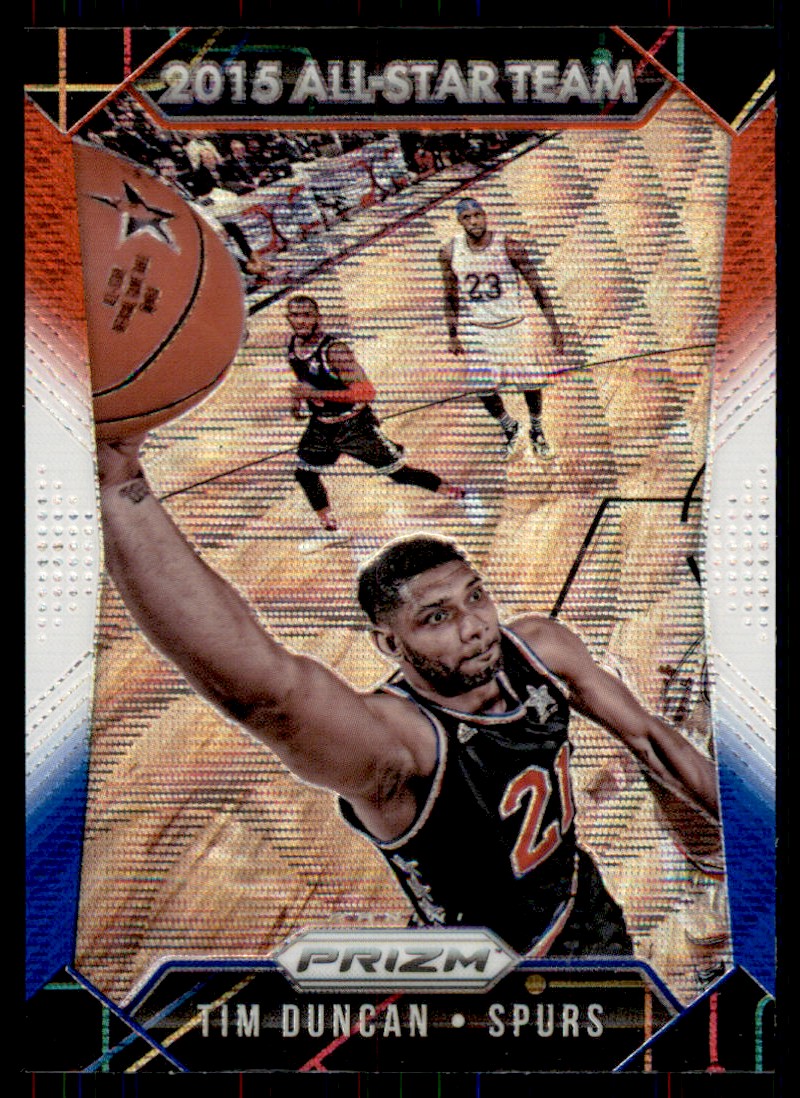 2015-16 Panini Prizm All-Star Team Red White Blue Tim Duncan #367