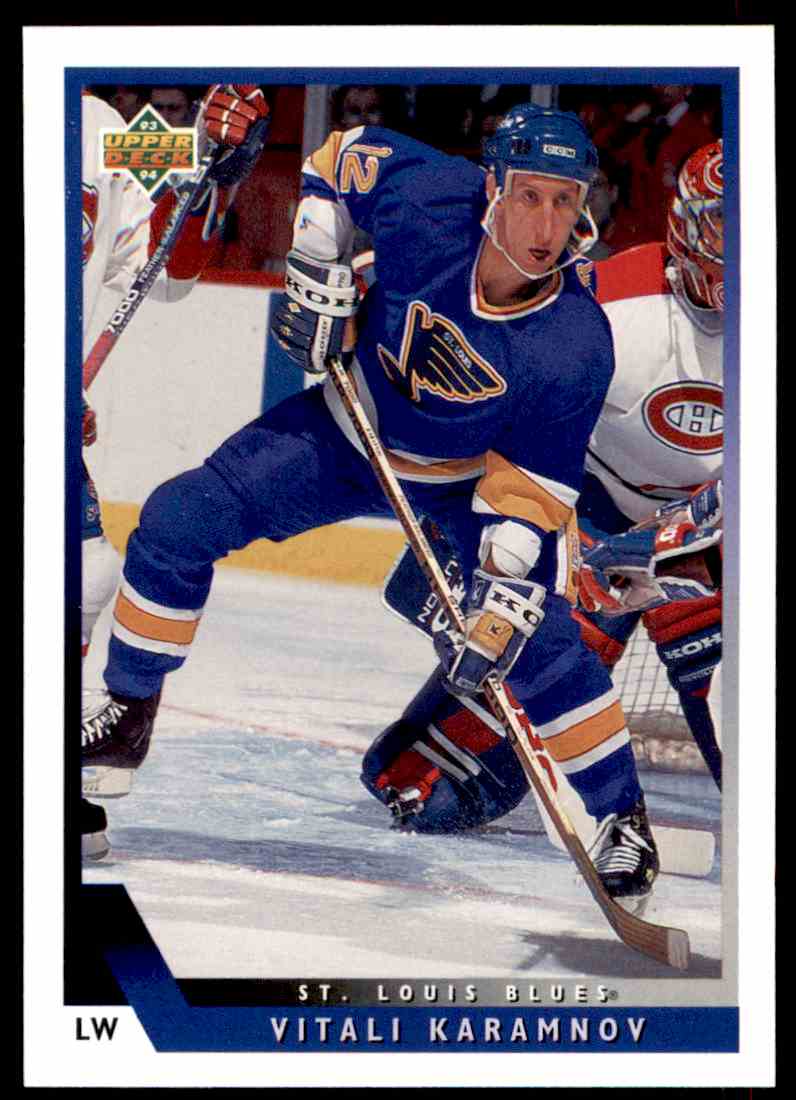 1993-94 Upper Deck UD NHL Vitali Karamnov #338