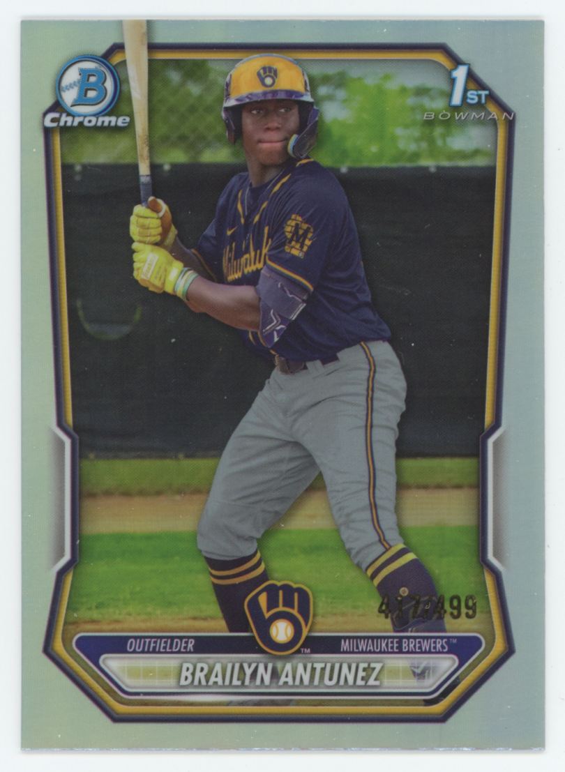 2026 Bowman Chrome Refractor Brailyn Antunez /499 #BCP-41 | eBay