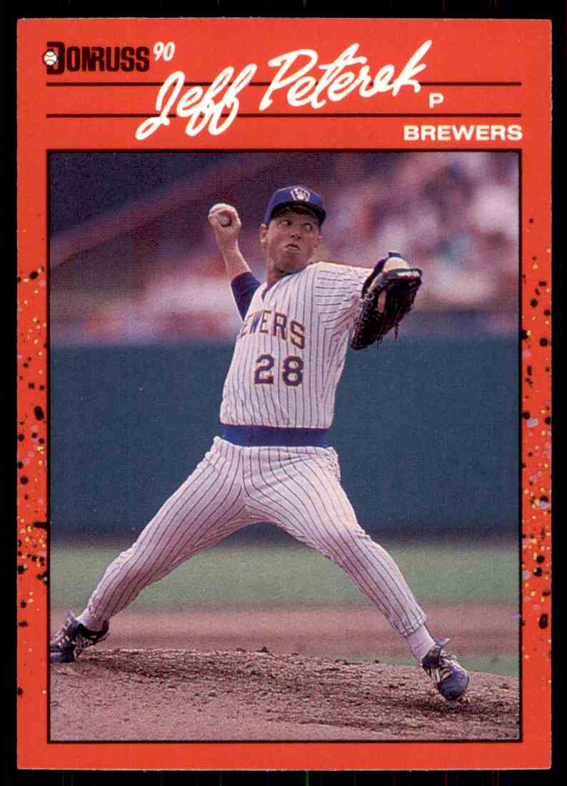 1990 Donruss Baseball Jeff Peterek #530