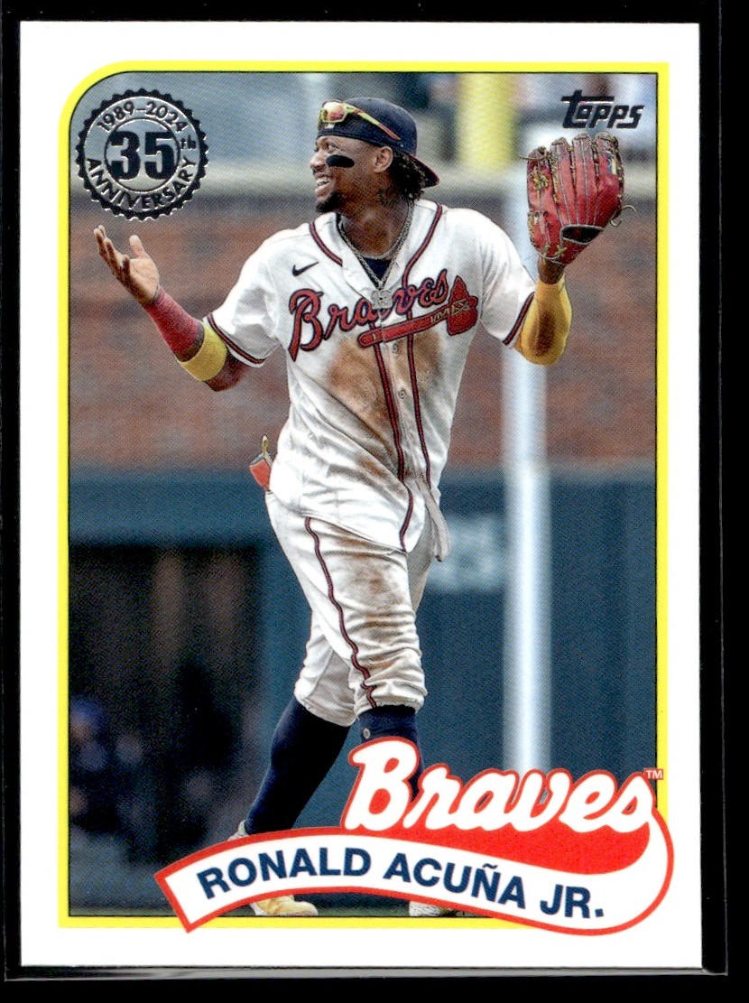 2024 Topps Series 1 1989 Baseball Ronald Acuña Jr. #89B-17