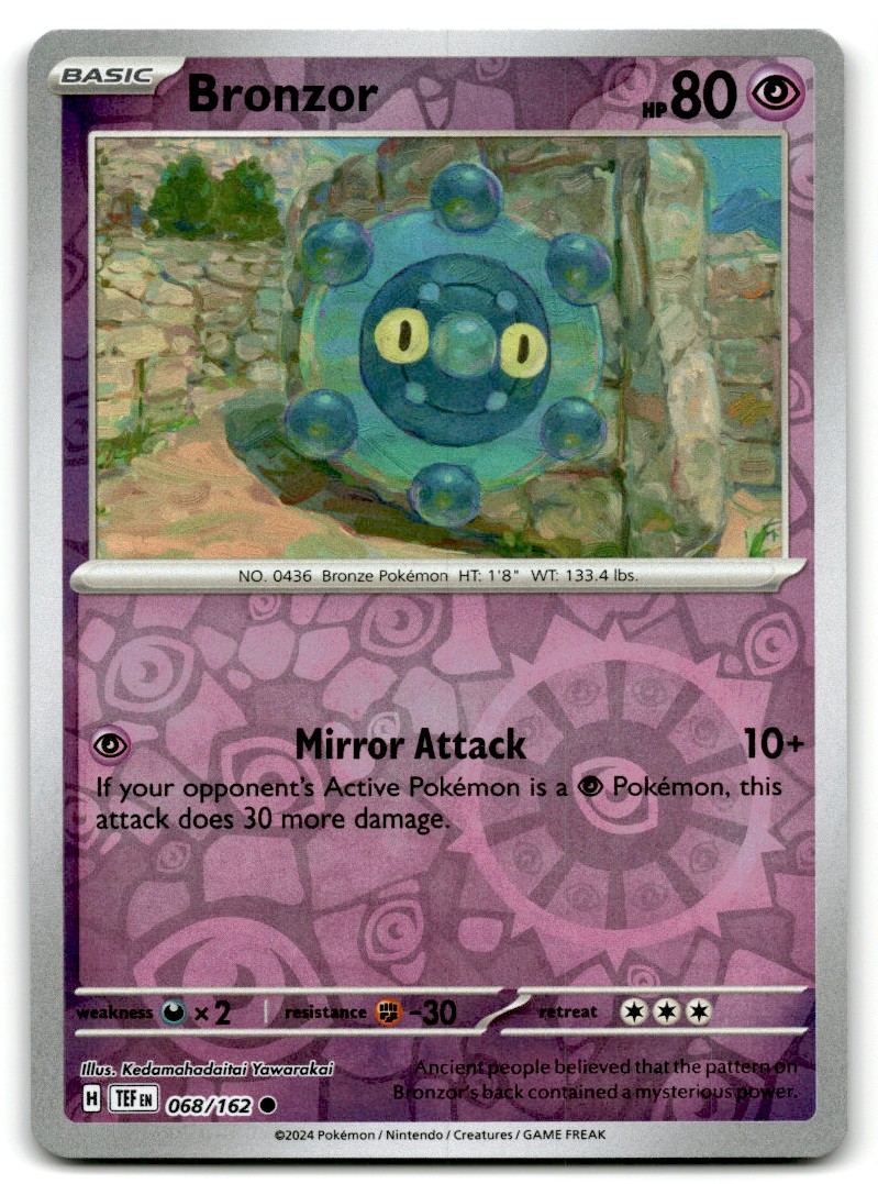 Pokemon Trading Card TCG Bronzor #68 Reverse Holo | eBay