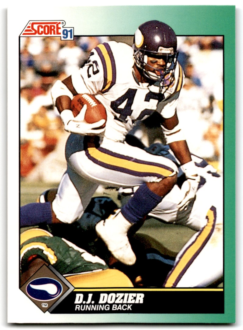 1991 Score D.J. Dozier Minnesota Vikings #274 | eBay