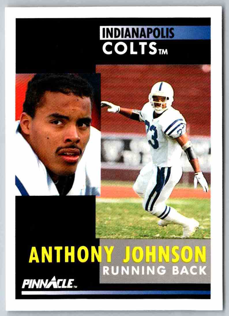 1991 Pinnacle Anthony Johnson #211