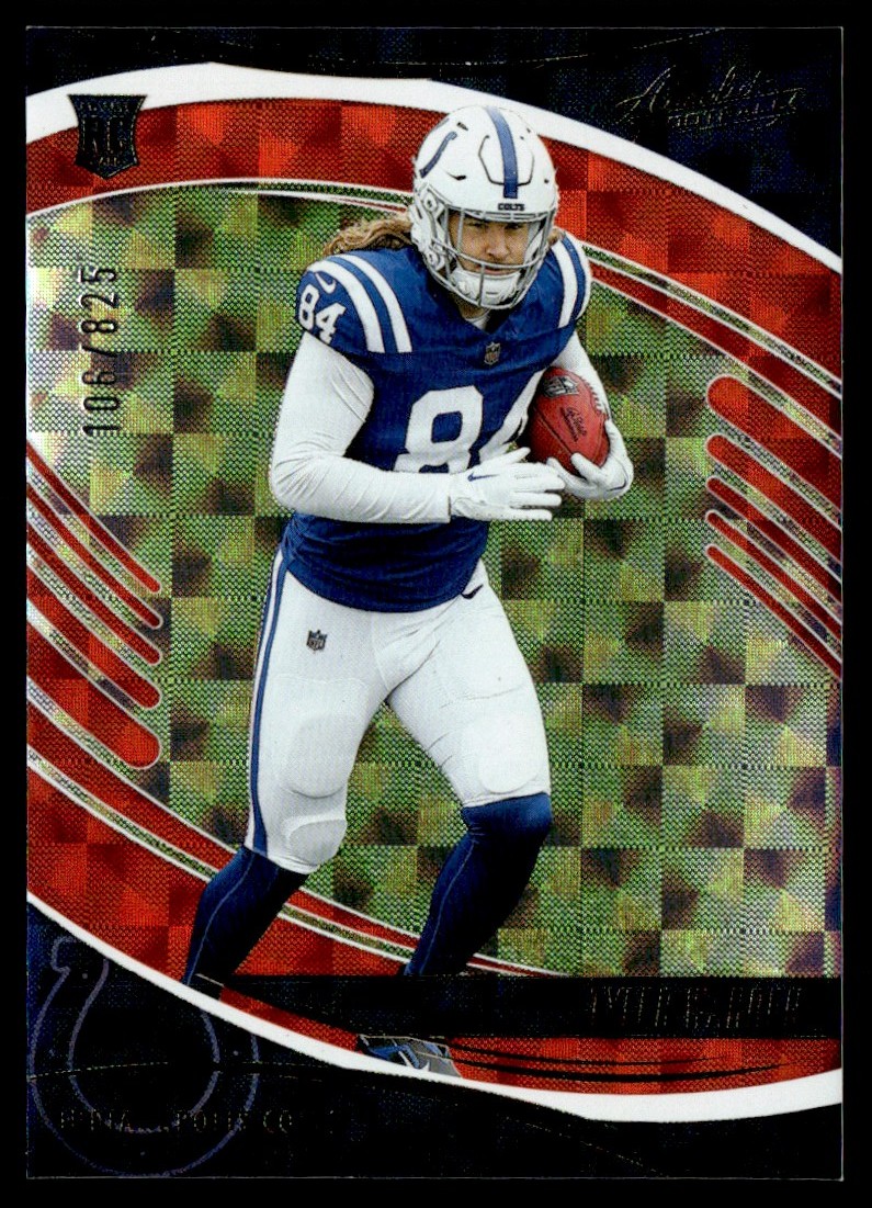2025 Panini Absolute Orange Mosaic Tyler Warren RC 106/825 #195 | eBay