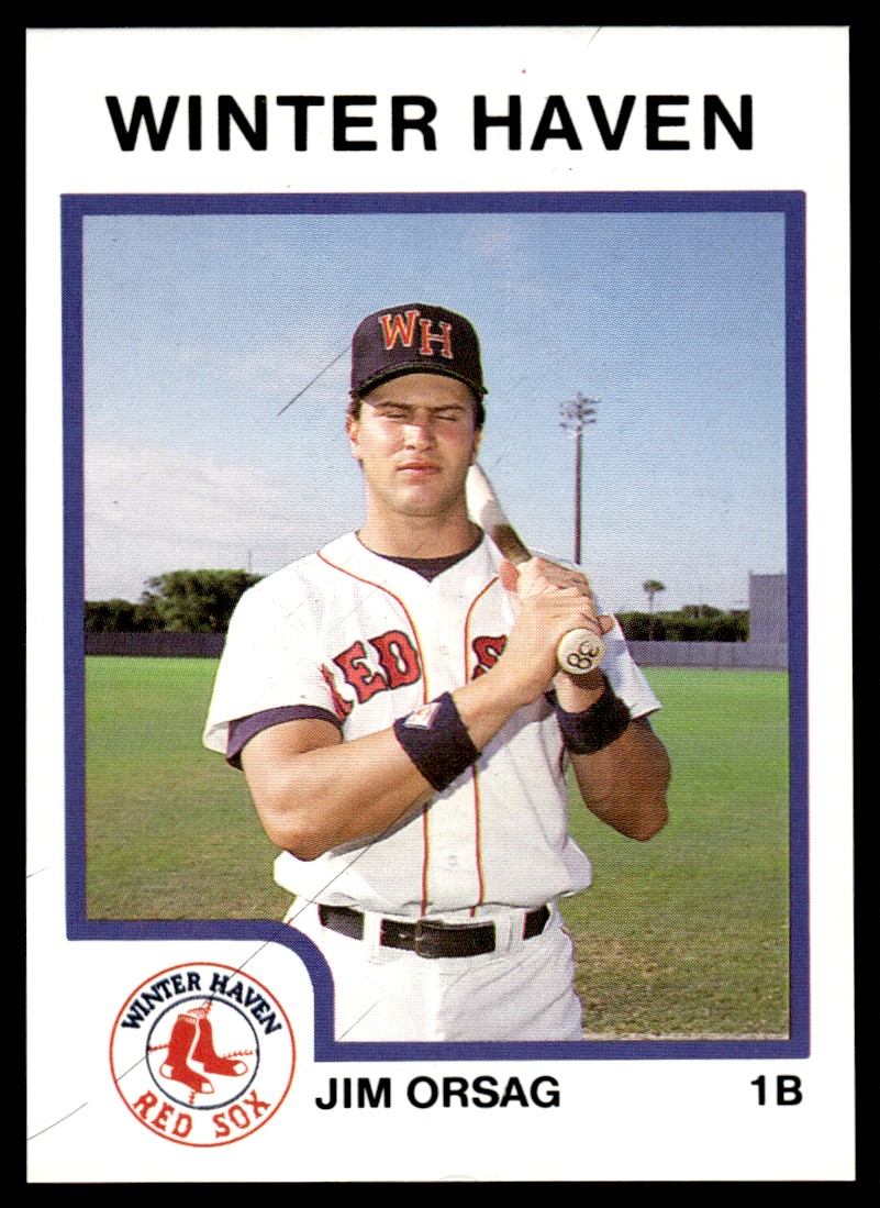 1987 ProCards Jim Orsag Winter Haven Red Sox #920 | eBay