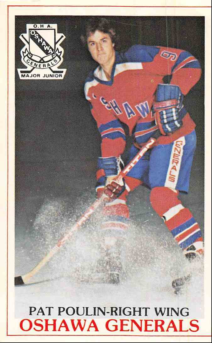 198081 Oshawa Generals Pat Poulin 6 on Kronozio