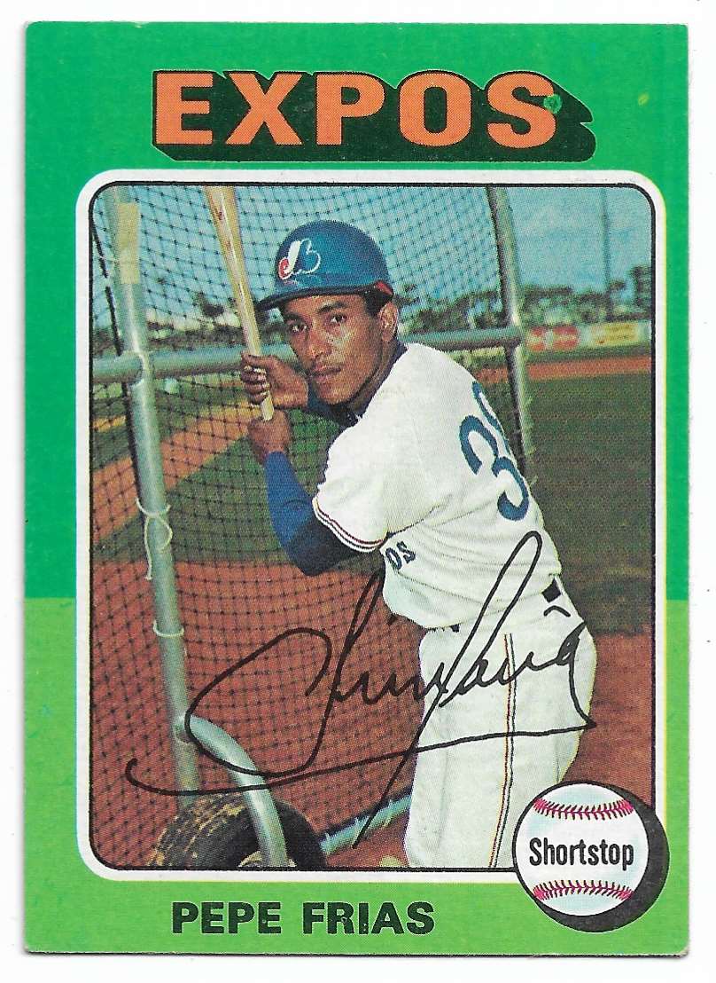 1975 Topps Pepe Frias #496 on Kronozio