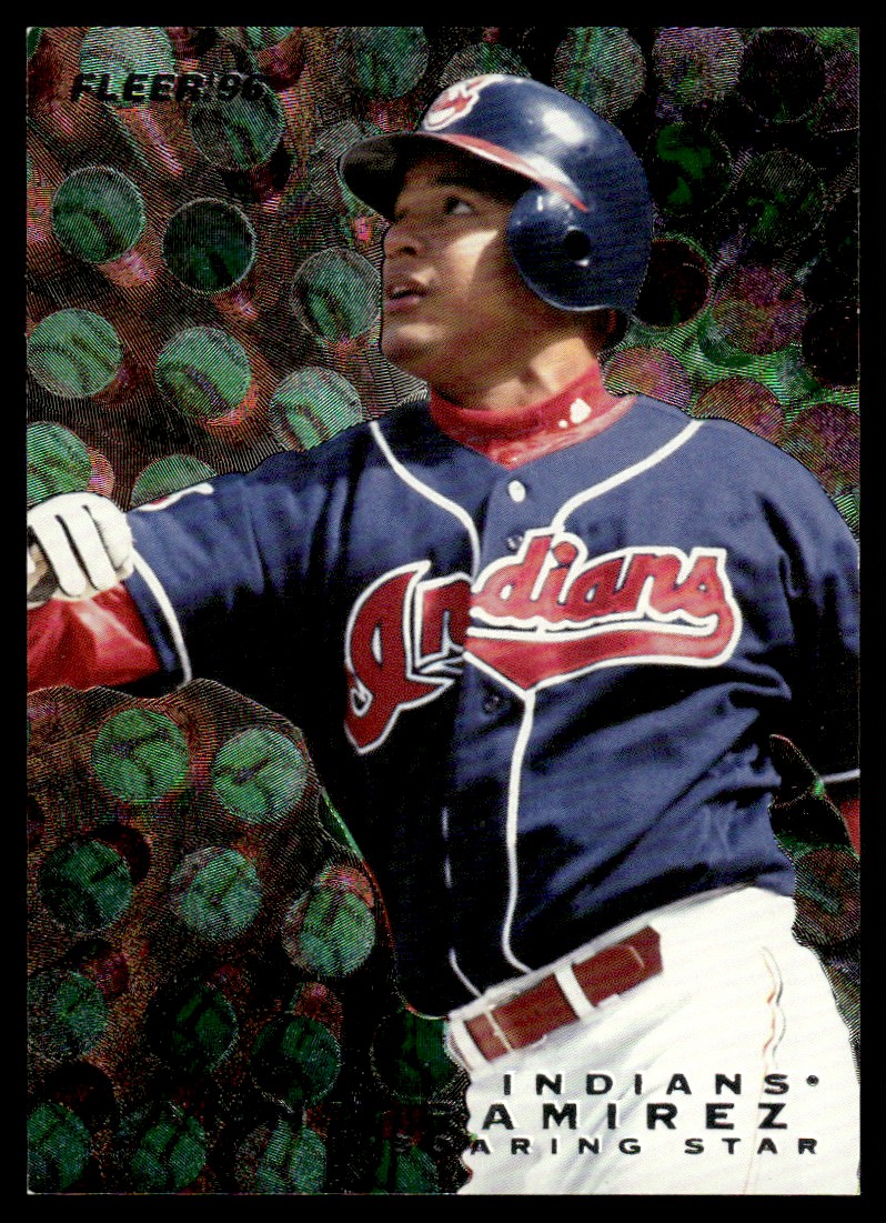 1996 Fleer Cleveland Indians Manny Ramirez #15 on Kronozio