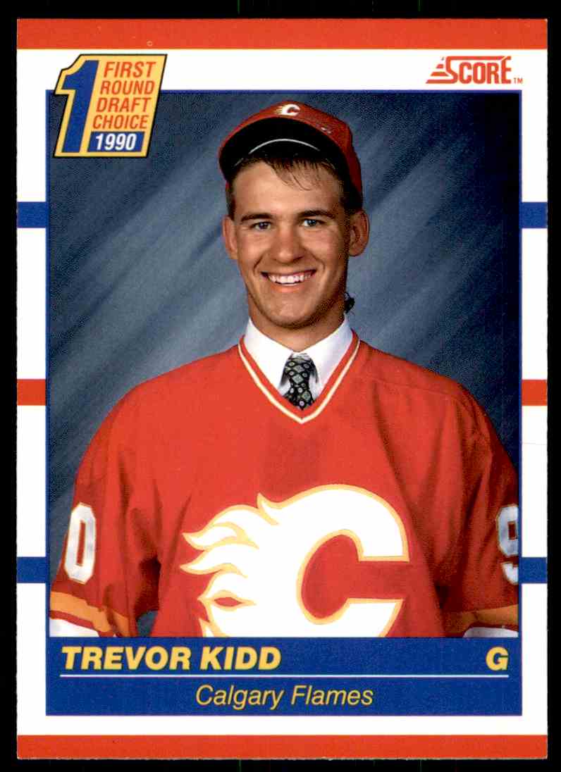 1990-91 Score Canadian Bilingual Trevor Kidd #438