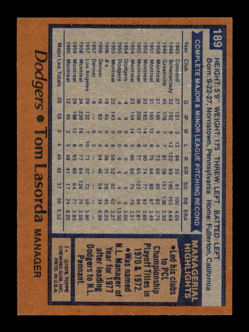 Topps Baseball #1-250 1978 - TÚ ELIGES - Completa tu conjunto - Imagen 377 de 499