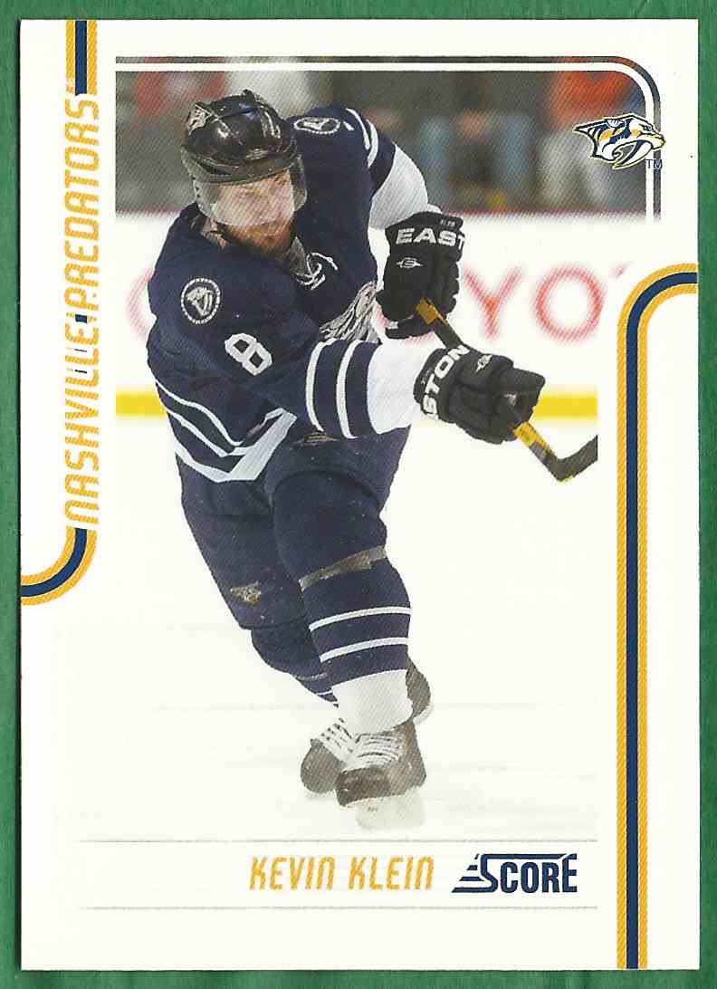 2011-12 Score Kevin Klein #272