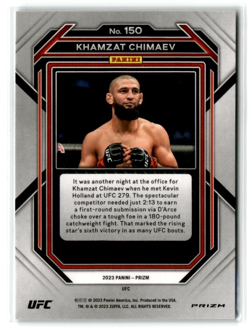 2023 PANINI PRIZM UFC Khamzat Chimaev Red Wave Prizm EUR 5,53 - FR