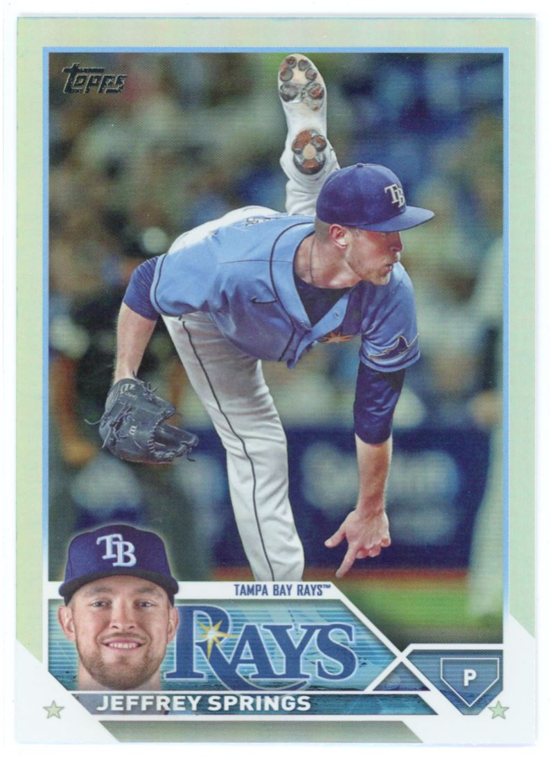 2023 Topps Rainbow Foil Jeffrey Springs Tampa Bay Rays #12