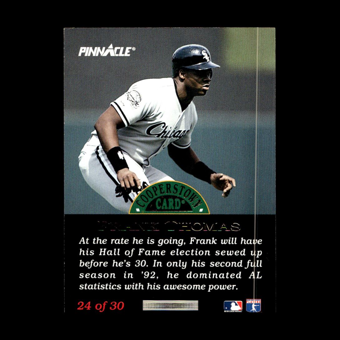 Frank Thomas 1992 Pinnacle Chicago White Sox #24 R312J 71 | eBay