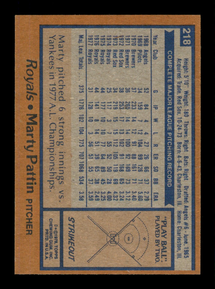 Topps Baseball #1-250 1978 - TÚ ELIGES - Completa tu conjunto - Imagen 435 de 499