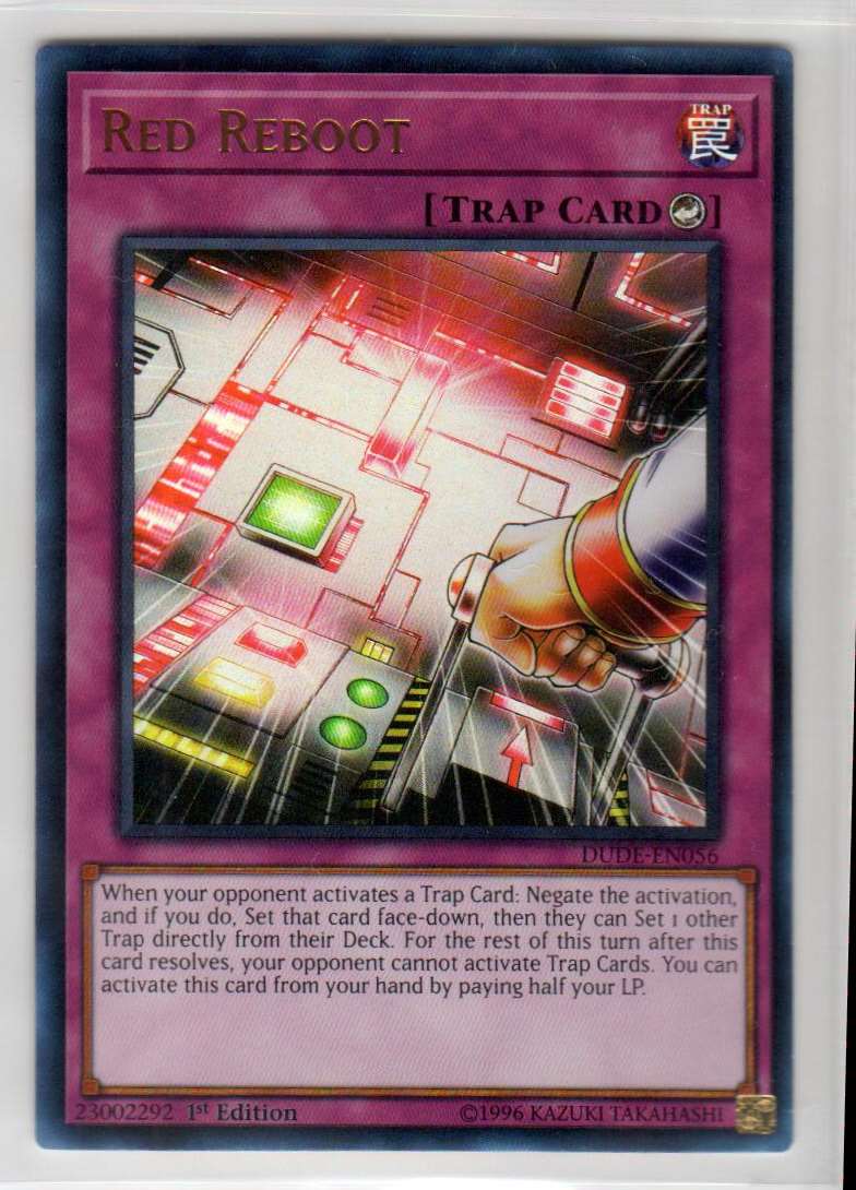 MINT//NM *** RED REBOOT *** ULTRA RARE DUDE-EN056 YUGIOH!