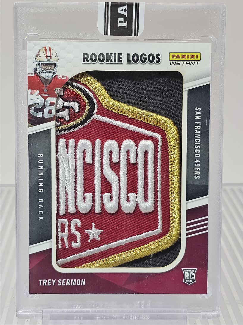 2021 PANINI INSTANT ROOKIE LOGOS PATCH TREY SERMON #355 on Kronozio