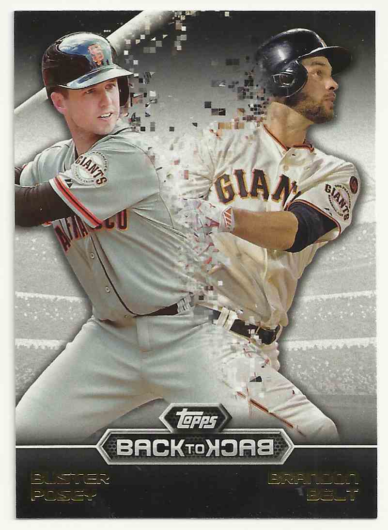 Joc Pederson, Adrian Gonzalez 2016 Topps Back To Back #B2B-6 Los Angeles  Dodgers Baseball Card