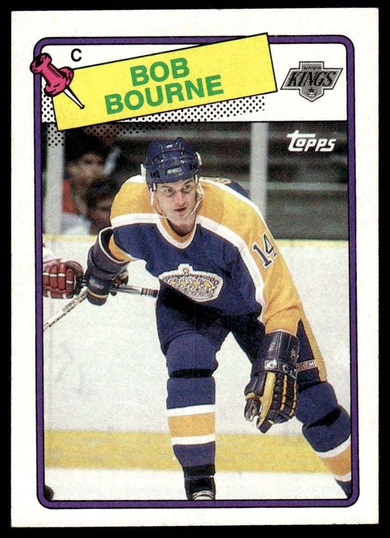 1988-89 Topps Bob Bourne #101 card front image