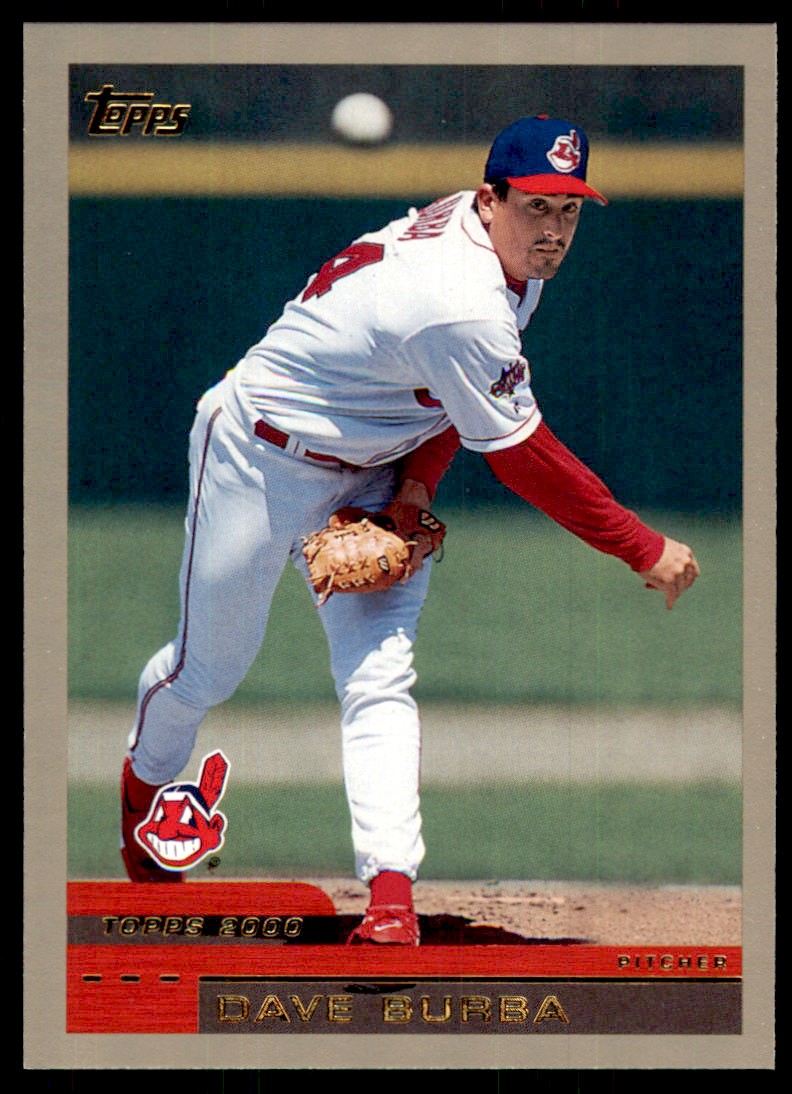 2000 Topps Dave Burba Baseball Card Cleveland Indians #182 | eBay