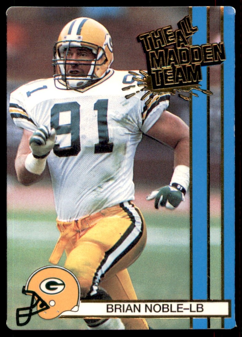 1990 Action Packed All-Madden Brian Noble Green Bay Packers #53 - Picture 1 of 2
