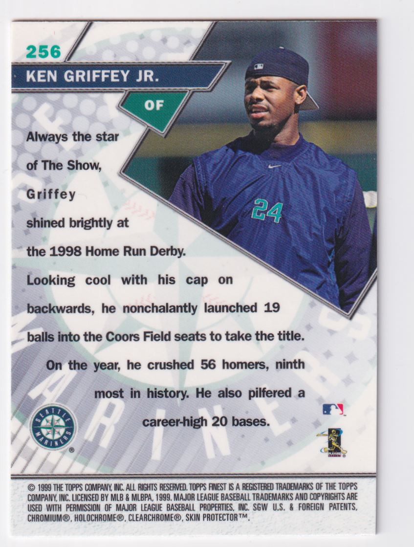 1999 Topps Finest #200 Mariners outlet Ken Griffey, Jr. Graded 8.5 NM-MT+