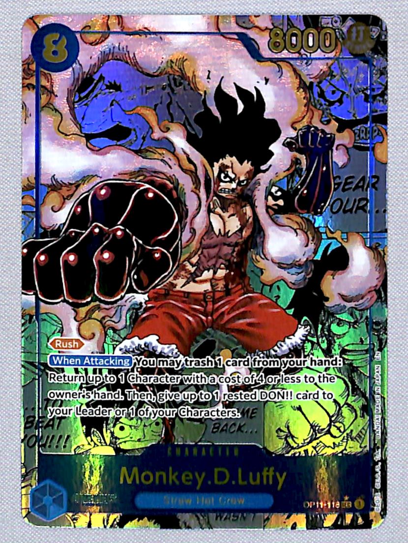 Monkey.D.Luffy 2025 A Fist of Divine Speed Manga Alt. Art OP11