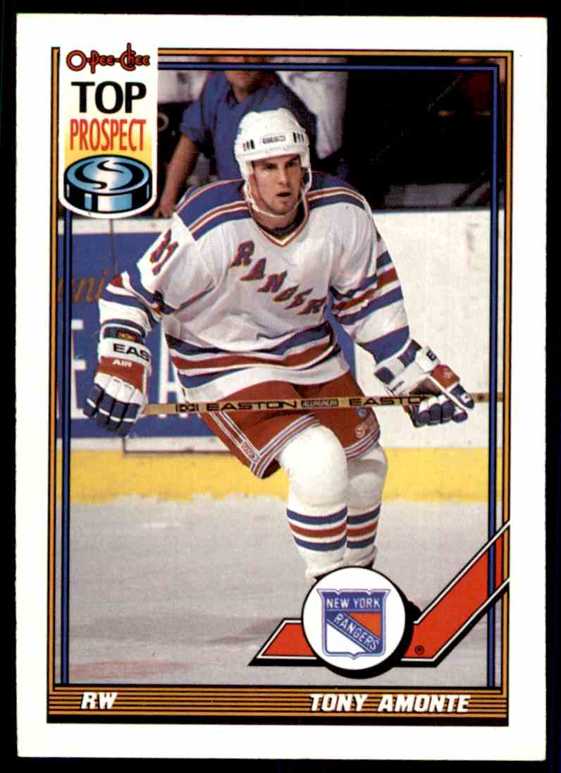 1991-92 O-Pee-Chee Tony Amonte #26 on Kronozio