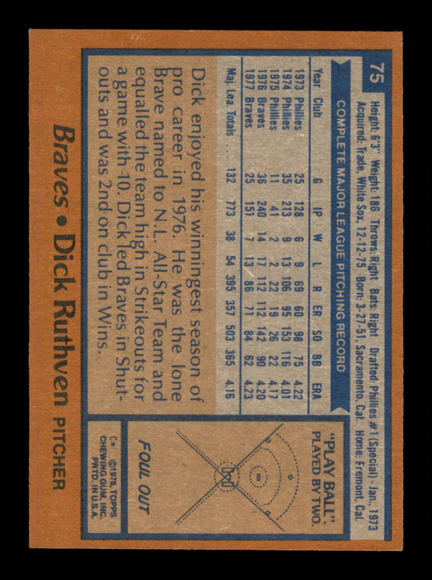 Topps Baseball #1-250 1978 - TÚ ELIGES - Completa tu conjunto - Imagen 150 de 499