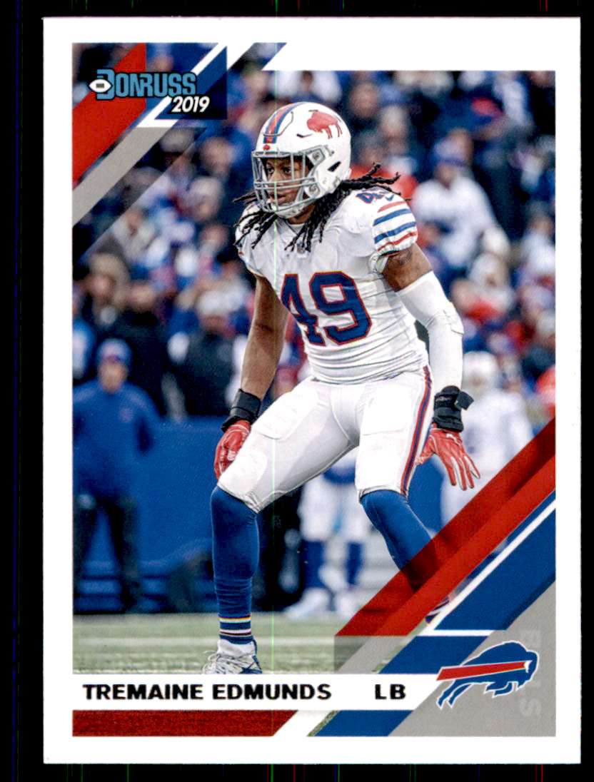 Tremaine Edmunds 2019 Donruss Football 48 Card Lot Buffalo Bills #37