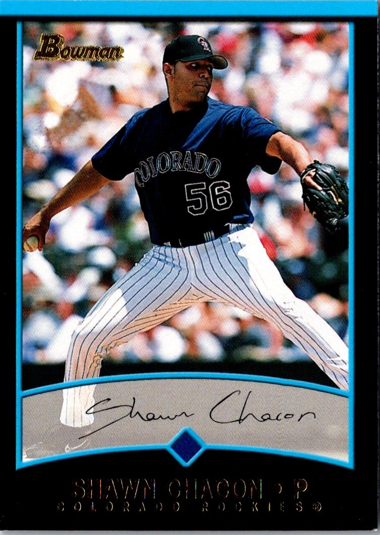 2001 Bowman Draft Picks & Prospects Shawn Chacon #BDP38