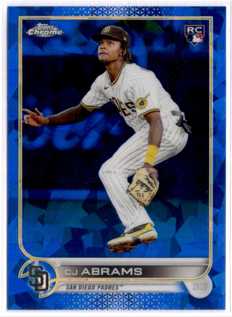 2022 Topps Chrome Update Sapphire CJ Abrams #US34 on Kronozio