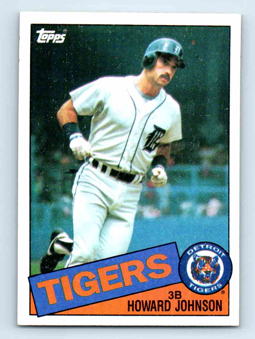 1985 Topps Baseball Card Near Mint 85bx1 Howard Johnson 192 On Kronozio