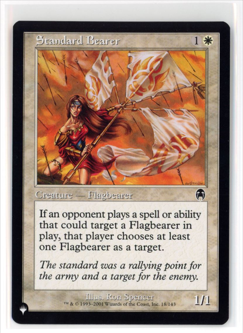 MtG The List Standard Bearer Non - Foil / Pack Fresh | eBay