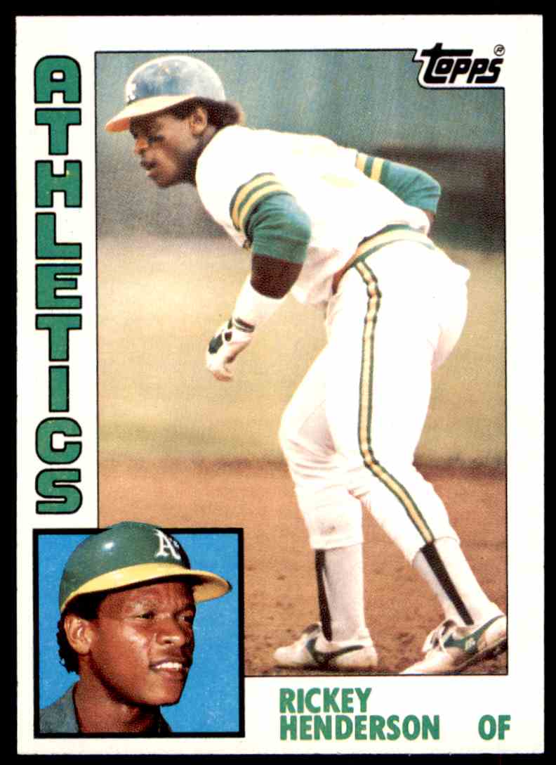 1984 Topps MLB Baseball Rickey Henderson #230