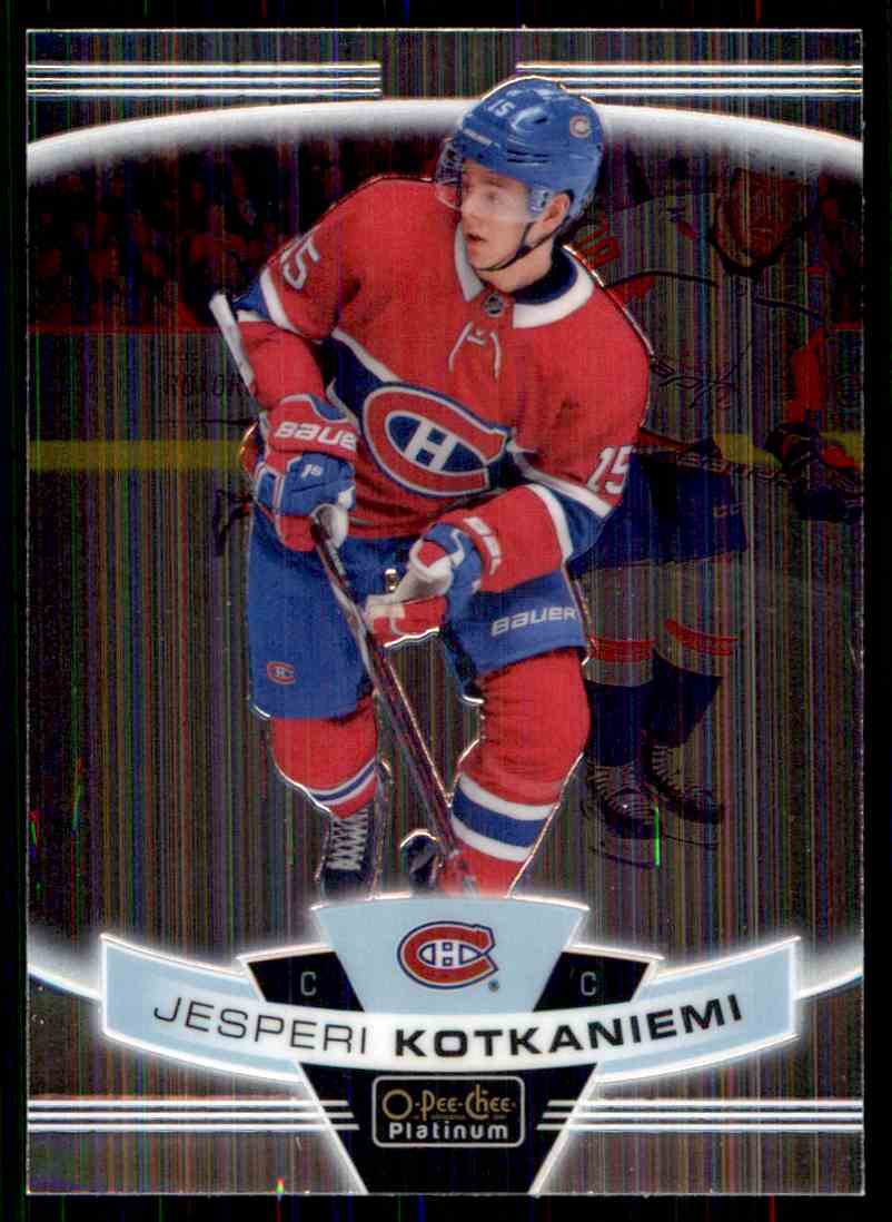 2019-20 O-Pee-Chee Platinum Jesperi Kotkaniemi #72