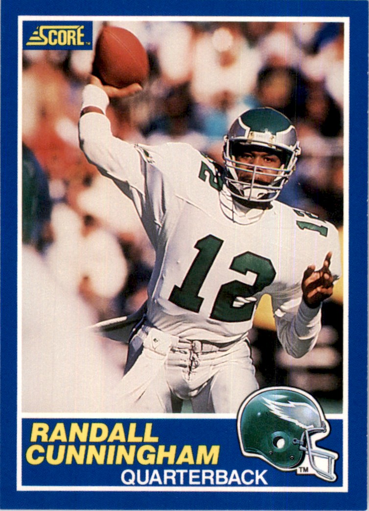 1989 Score Randall Cunningham Philadelphia Eagles #75 NFL Football