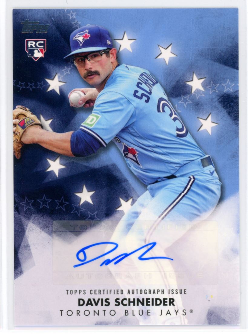 2024 Topps Baseball Stars Autographs Davis Schneider RC Auto