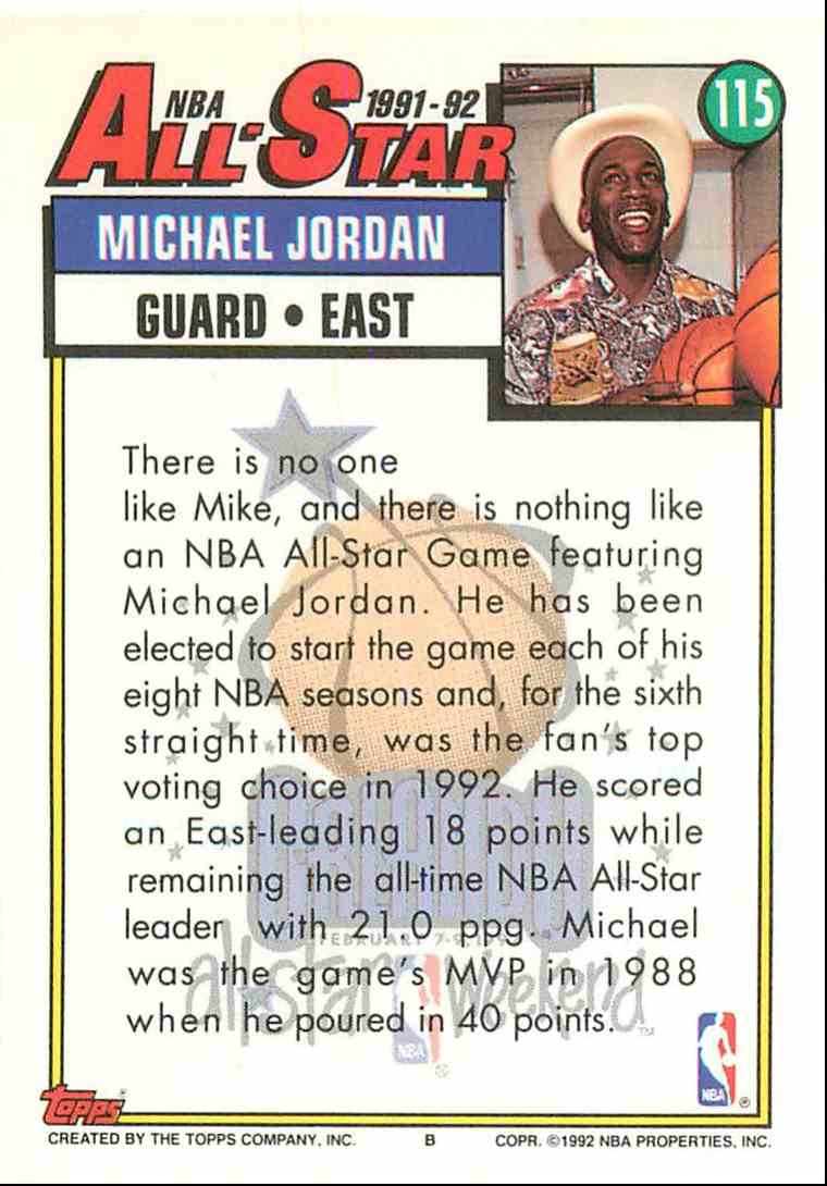 michael jordan topps 115