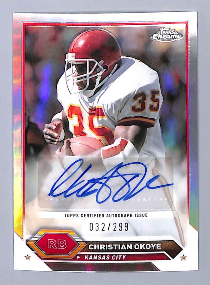 クリスチャン・オコイエ Okoye PANINI 直筆 すばらしかっ auto