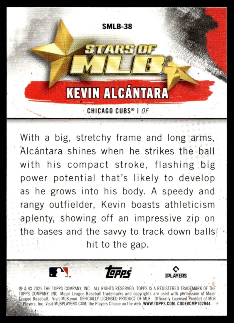 2025 Topps Series 2 Kevin Alcantara Rookie Stars of MLB