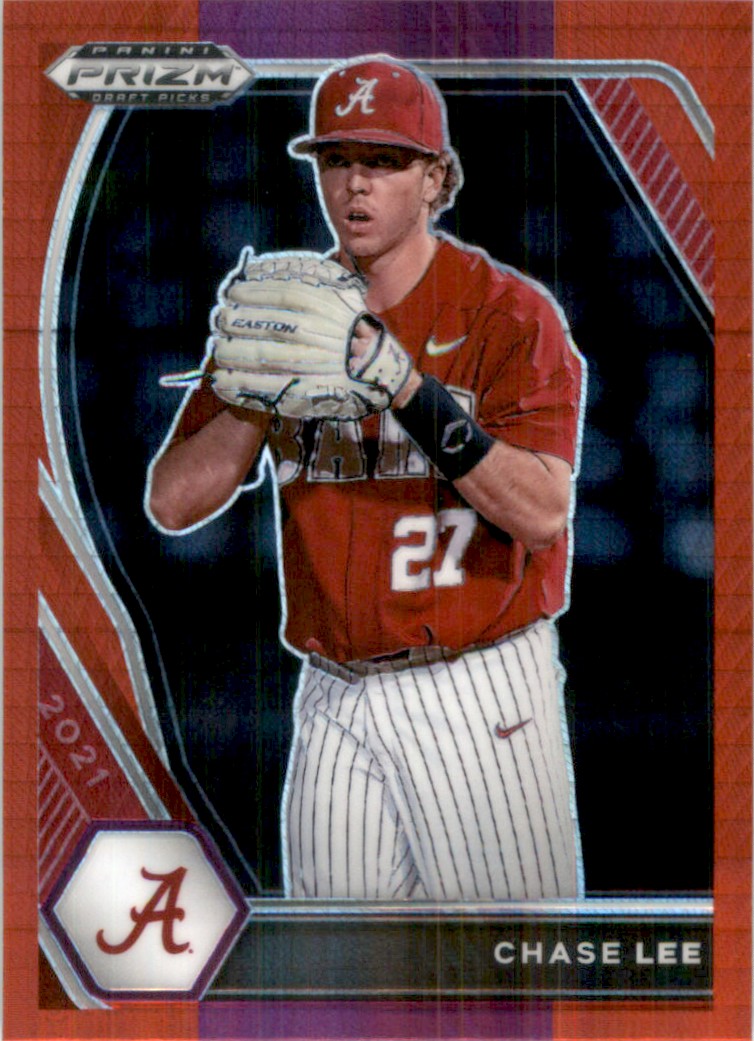 2021 Panini Prizm Draft Picks Prizms Red and Purple Hyper Chase Lee #164
