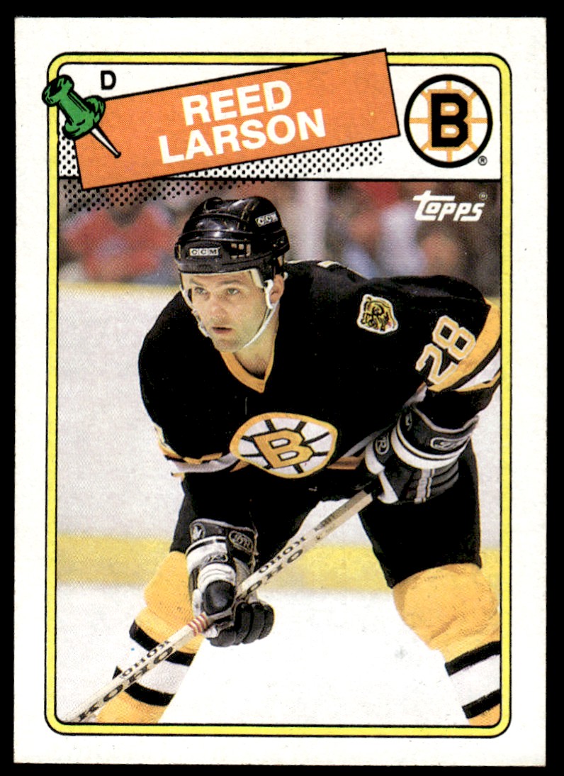 1988-89 Topps Reed Larson #145 card front image