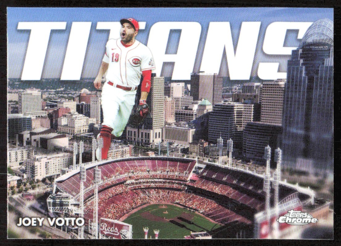BBページ 2023 10295B Topps Chrome Update Titans Joey Votto Cincinnati Reds